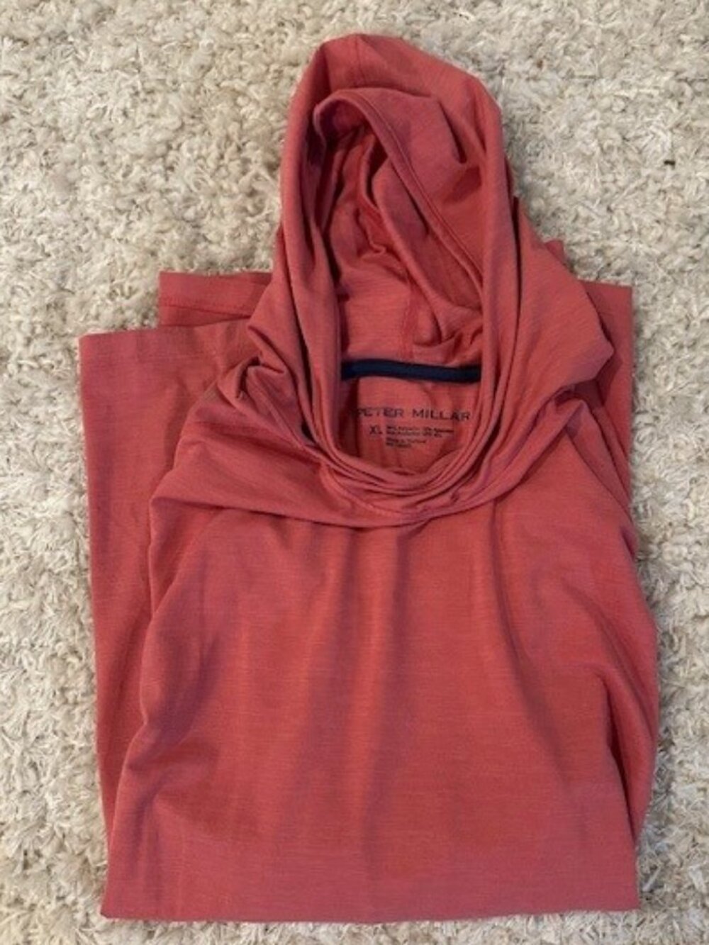 Peter Millar Red Tech Hoodie